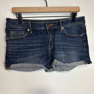 Mossimo Mid Rise Midi Denim Shorts Casual Summer Wear Women's 8/29 B13